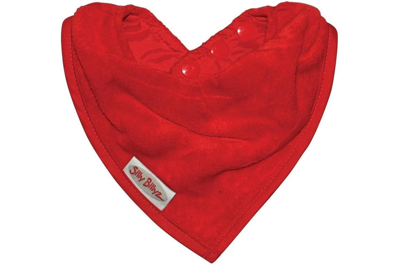 Silly Billyz: Towel Bandana Bib - Red