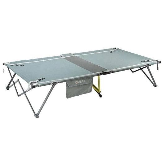 Quest Crossbow Swag 218cm Steel Stretcher Sleeping Cot Bed w Carry Bag Green