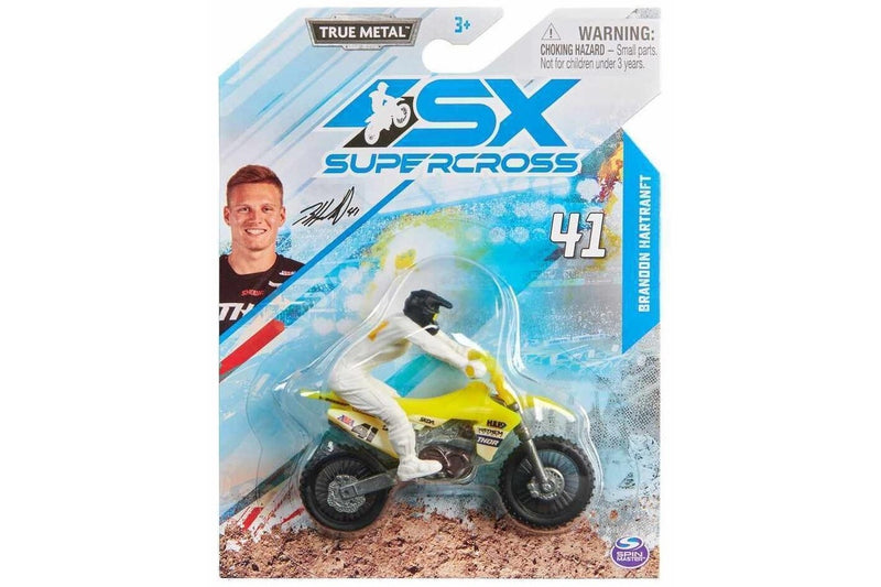 SX: Supercross 1:24 Die Cast Motorcycle - Brandon Hartranft