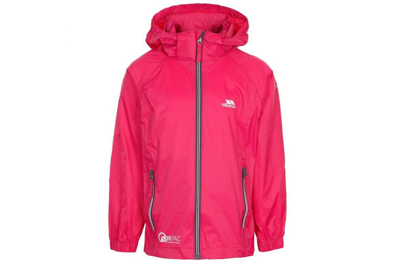 Trespass Childrens/Kids Qikpac X Unisex Packaway Jacket (Cassis) (5/6 Years)