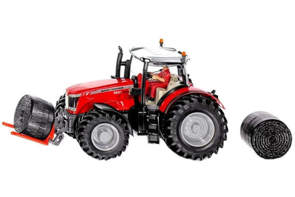 Siku: 8614 - Massey Ferguson MF8680 with Bale Handler