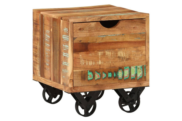 Side Table 40x40x45 cm Solid Reclaimed Wood vidaXL