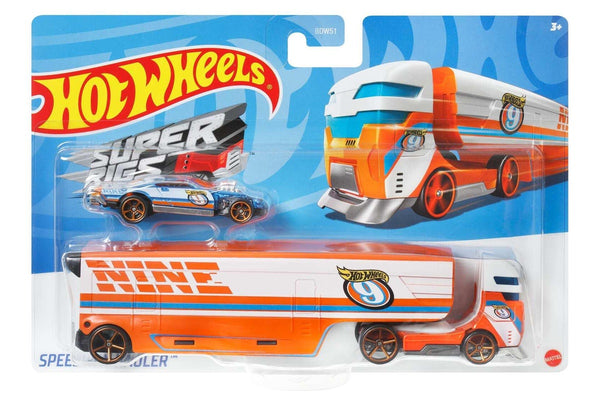 Hot Wheels: Super Rigs - Speedway Hauler (Orange)