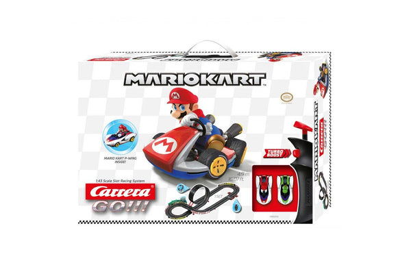 Carrera Go 4.96m Nintendo Mario Kart P-Wing 1:43 Car Race Track Set Kids 6y+ Toy
