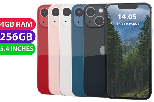 Apple iPhone 13 Mini (256GB, Any Colour, Global Ver) - Excellent - Refurbished