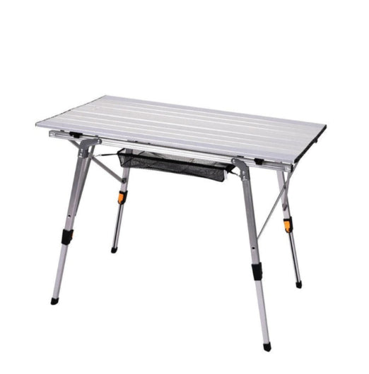Levede Camping Table Aluminium Roll Up White