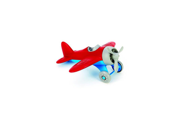 Green Toys Two-Wheeled Airplane Red Kids Childrens Toy Vehicle Playset 1+