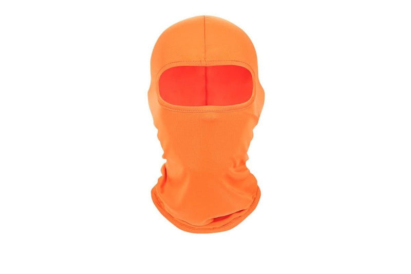 Costcom Full Face Mask lycra Balaclava Windproof Thin Motorcycle Cycling Ski Mas Orange