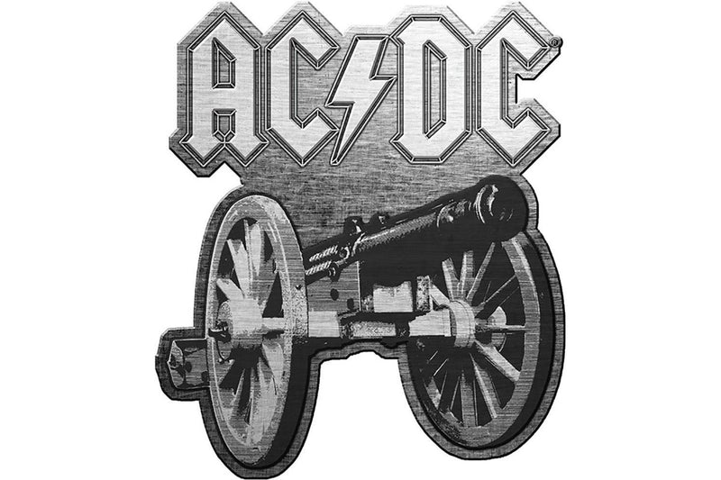 AC/DC For Those About To Rock Badge (Black/Silver) (One Size)