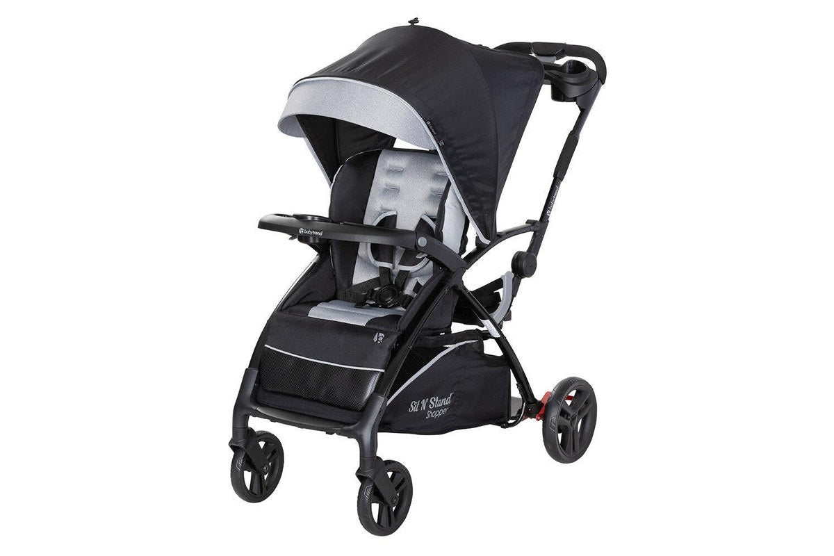 Baby Trend Sit N Stand Shopper Stroller Pram w Canopy Kids Baby Toddler Moondust