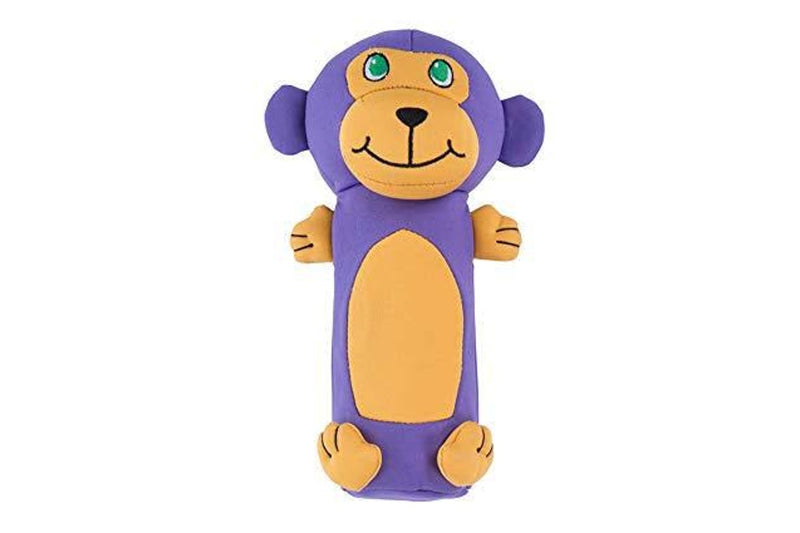 OUTWARD HOUND Bottle Buddy Splasher Dog Toy - Chicken, Monkey, Frog - Monkey