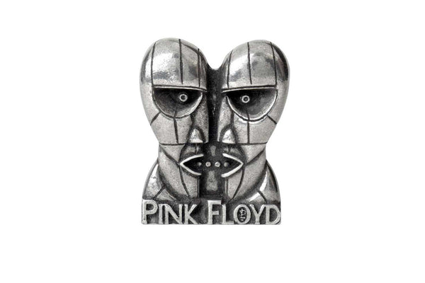 Pink Floyd Division Bell Heads Badge (Grey) (One Size)