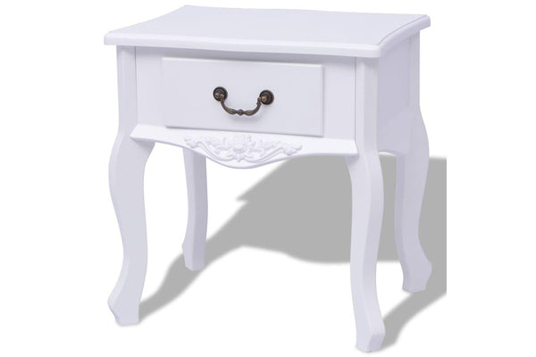 Bedside Cabinet Mdf White Bedside Tables