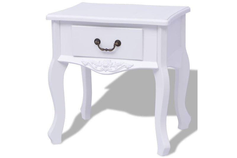 Bedside Cabinet Mdf White Bedside Tables
