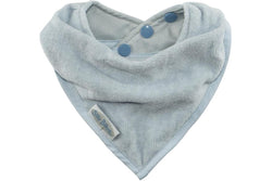 Silly Billyz: Towel Bandana Bib - Dusty Blue