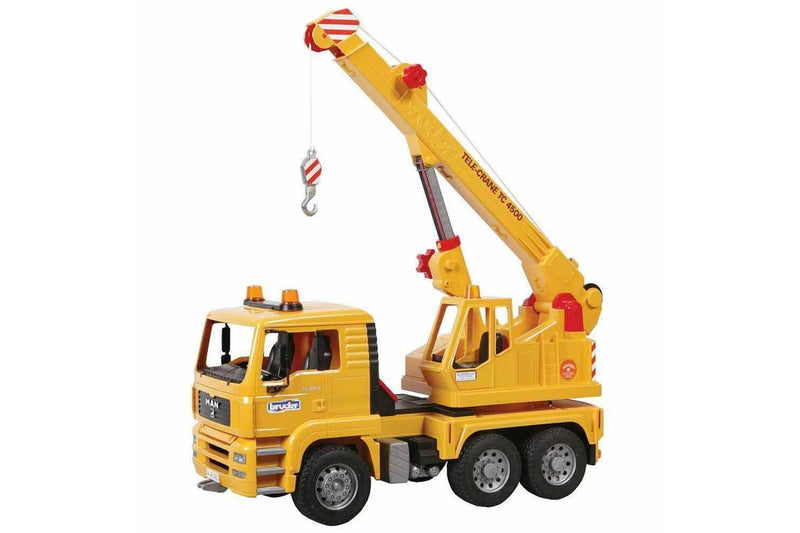 Bruder 43cm 1:16 Tele-Crane TC 4500 Construction Lorry Truck Kids Toys 3y+ YEL