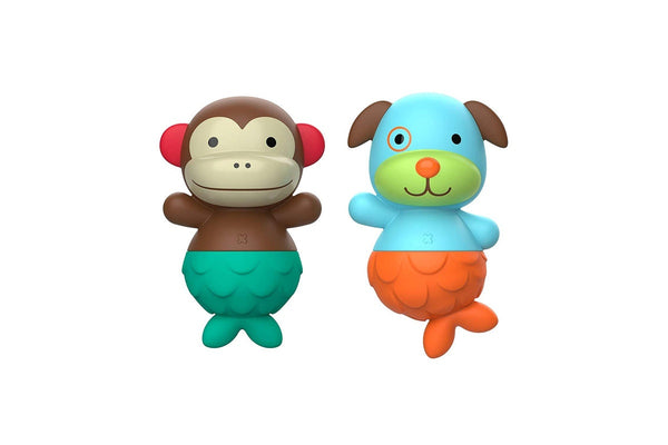 Skip Hop: Mix & Match Flippers Baby Bath Toy - Monkey/Dog