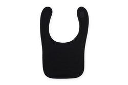 Larkwood Baby Unisex Plain & Contrast Bib (Black) (One Size)