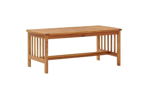 Coffee Table 102X50x43 Cm Solid Acacia Wood Coffee Tables