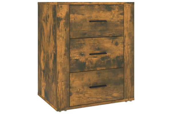 Bedside Cabinet Smoked Oak 50x36x60 cm Engineered Wood vidaXL