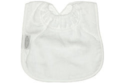 Silly Billyz: Towel Plain Large Bib - White