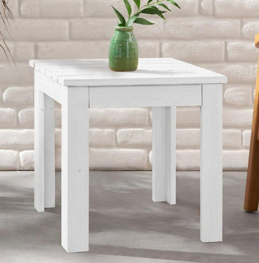 ALFORDSON Wooden Side Desk Coffee Table Outdoor Furniture Garden White