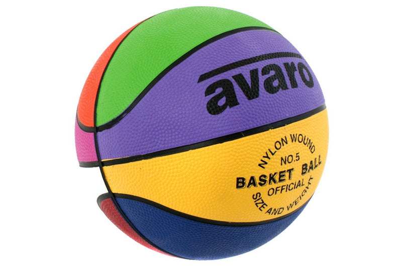 Avaro Rainbow Basketball - Size 5