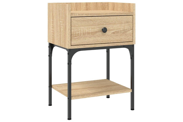 Bedside Table Sonoma Oak 40.5x31x60 cm Engineered Wood vidaXL