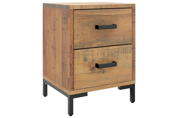 Bedside Cabinet Brown 36x30x45 cm Solid Pinewood vidaXL