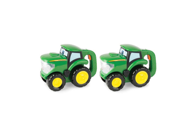 2PK John Deere 15cm Johnny Kids Tractor Flashlight Torch Vehicle Play Toys 18m+