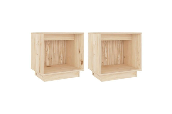 Bedside Cabinets 2 Pcs 40X30x40 Cm Solid Wood Pine Bedside Tables