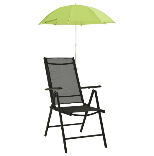Camping Chair Parasols 2 Pcs Green 105 Cm Camping Chairs