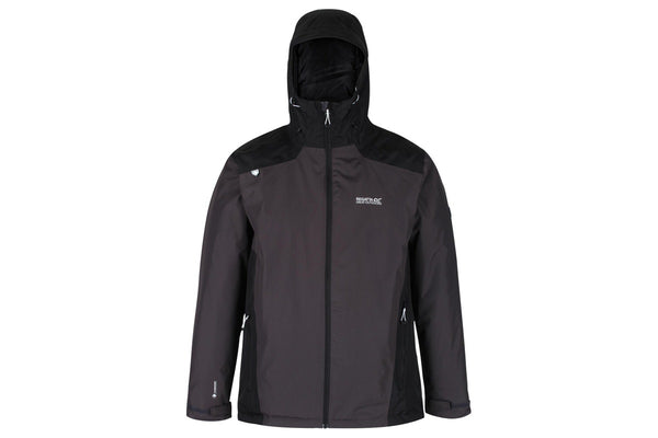 Regatta Mens Thornridge II Insulated Jacket (Ash/Black) (S)