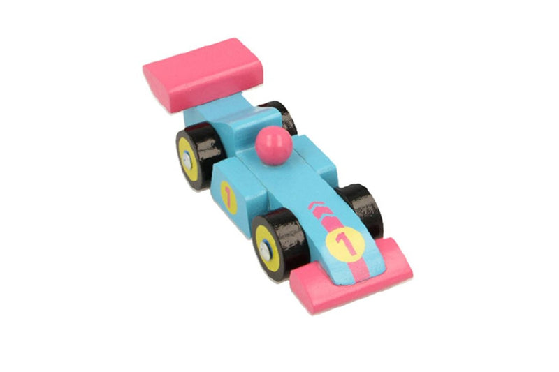 Majigg Wooden Car Vehicles Race 13cm Classic Fun Toys Kids Children 3y+ Assort