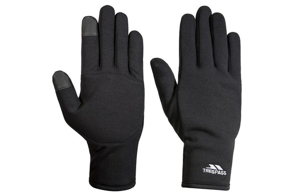 Trespass Unisex Adults Poliner Power Stretch Glove (Black) (L/XL)