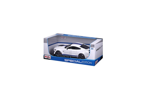 Maisto Special Edition 1:18 2020 Ford Mustang Shelby GT 500 WHT Model Car Toy 3+