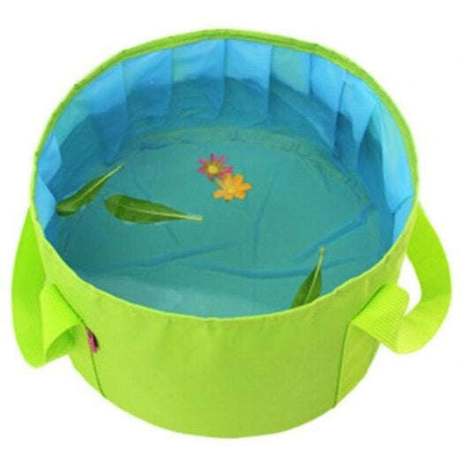 Candy Color Portable Foldable Traveling Basin Yellow Green Camping Wash Basins