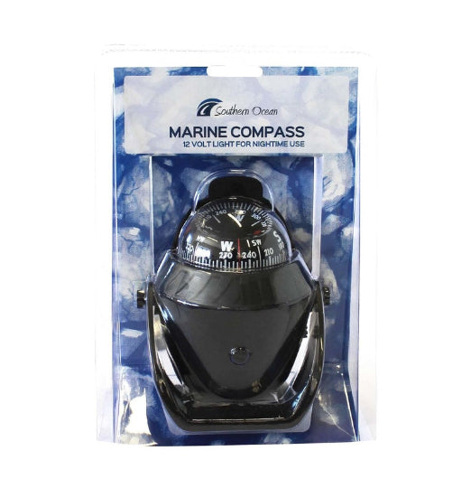 Southern Ocean Black Boat Compass