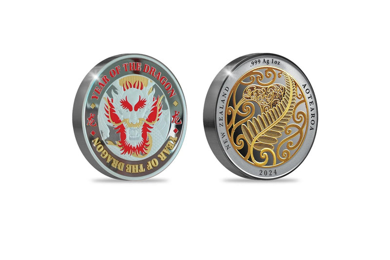 2024: Year of the Dragon - Gold Plated Medallion
