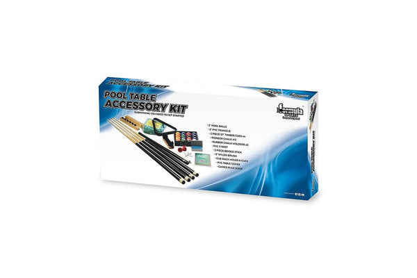 Formula Sports Pool Snooker Billards Accessory Kit w Cue Balls Table Cover