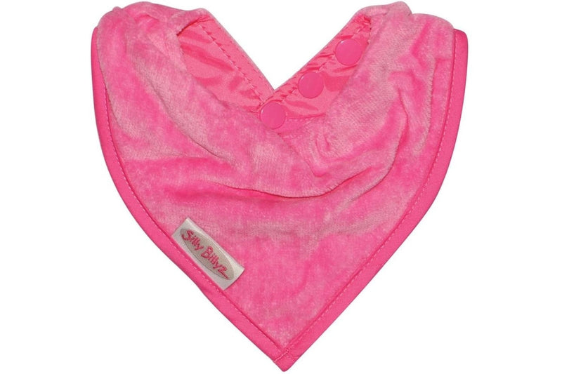 Silly Billyz: Towel Bandana Bib - Cerise