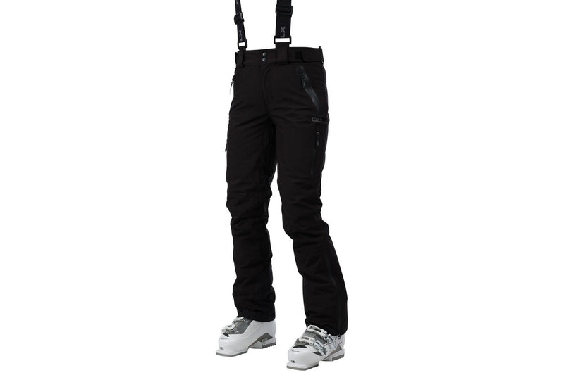 Trespass Womens/Ladies Marisol II DLX Waterproof Ski Trousers (Black) (L)