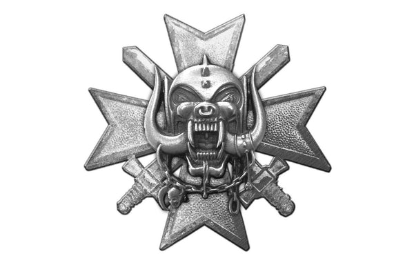 Motorhead Bad Magic Badge (Silver) (One Size)
