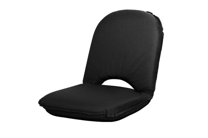 Artiss Floor Lounge Sofa Camping Chair Black