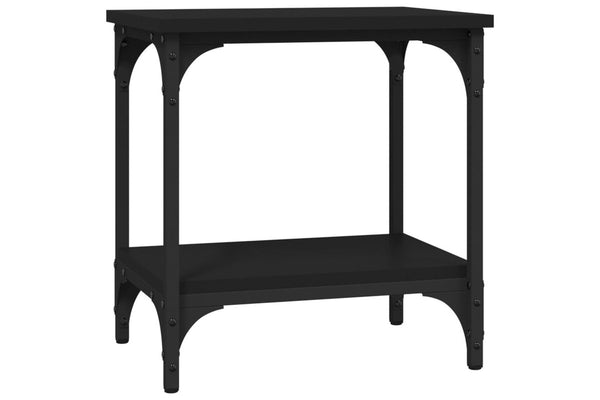 Side Table Black 40x30x42 cm Engineered Wood vidaXL
