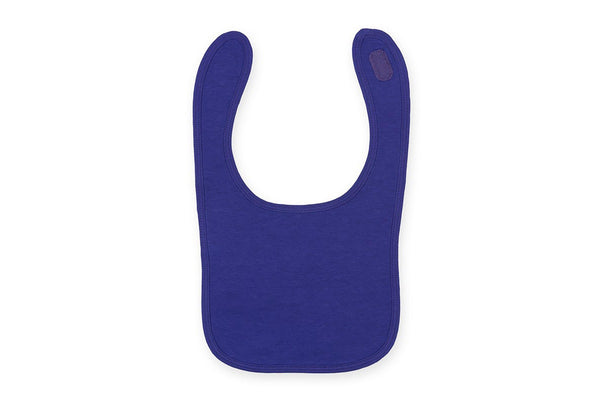 Larkwood Baby Unisex Plain & Contrast Bib (Pack of 2) (Purple) (One Size)
