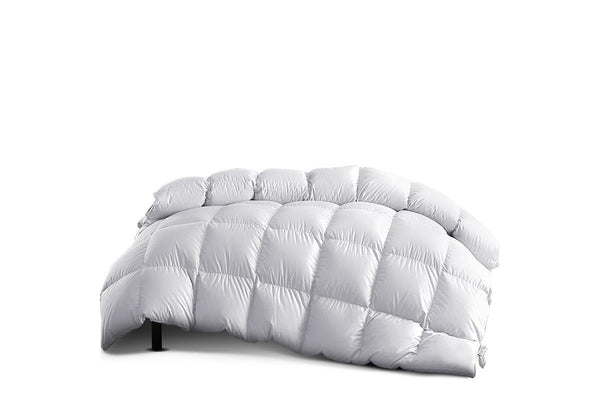 King Size Bedding Goose Down Feather Quilt Doona Duvet 700GSM Winter White
