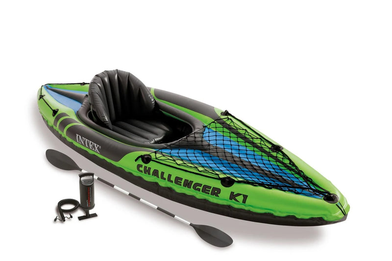 Intex Challenger Kayak Inflatable Set with Aluminum Oars