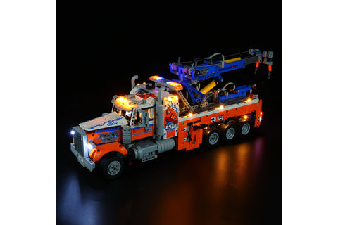 LEGO Technic Heavy-Duty Tow Truck with Crane Toy Model Building Set
