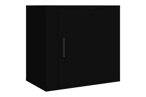 Wall-mounted Bedside Cabinet Black 50x30x47 cm vidaXL
